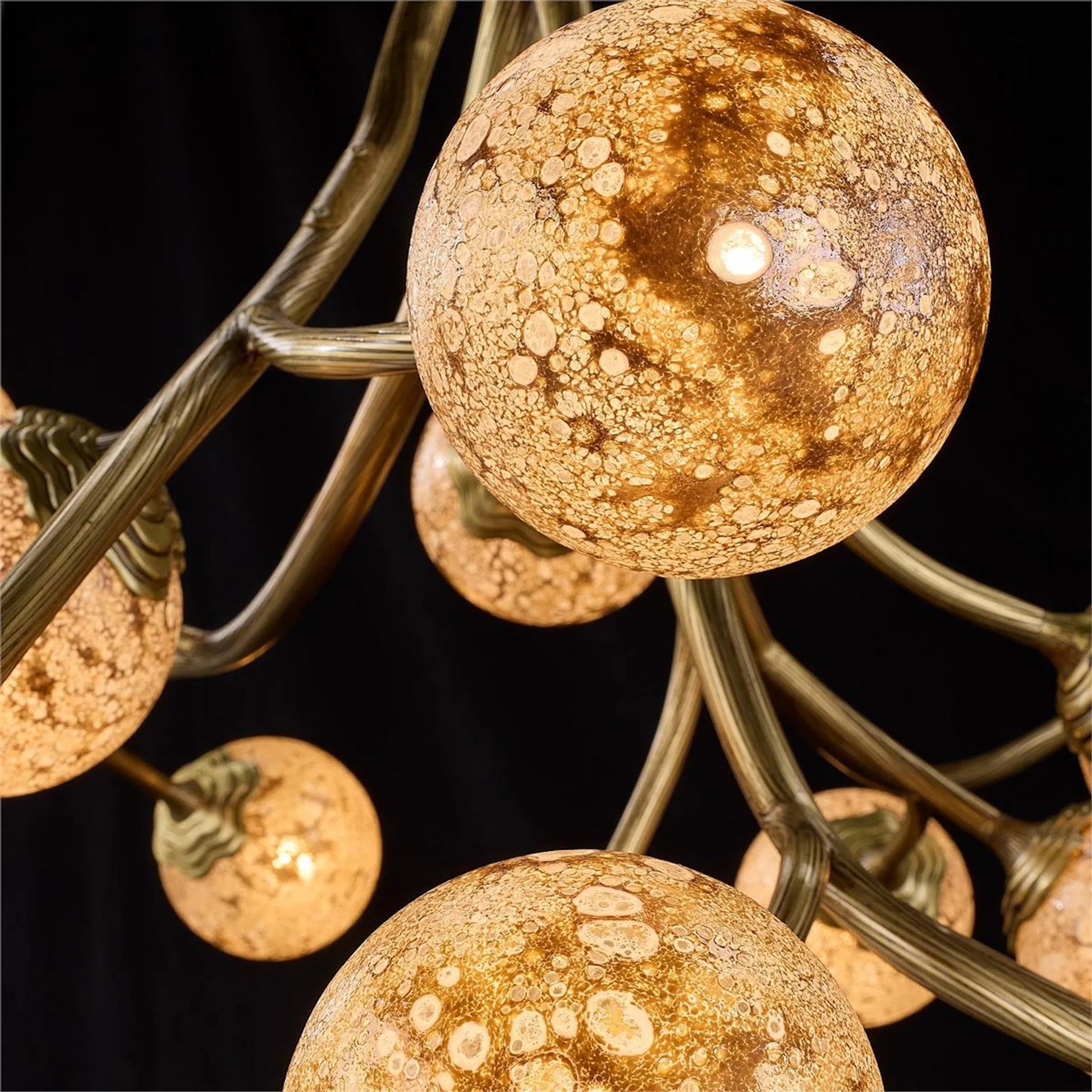 Melia Sixteen-Light Horizontal Chandelier by John-Richard. Made from unique in a unique style.