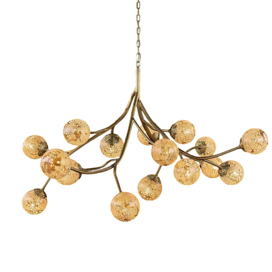 Melia Sixteen-Light Horizontal Chandelier by John-Richard. Made from unique in a unique style.