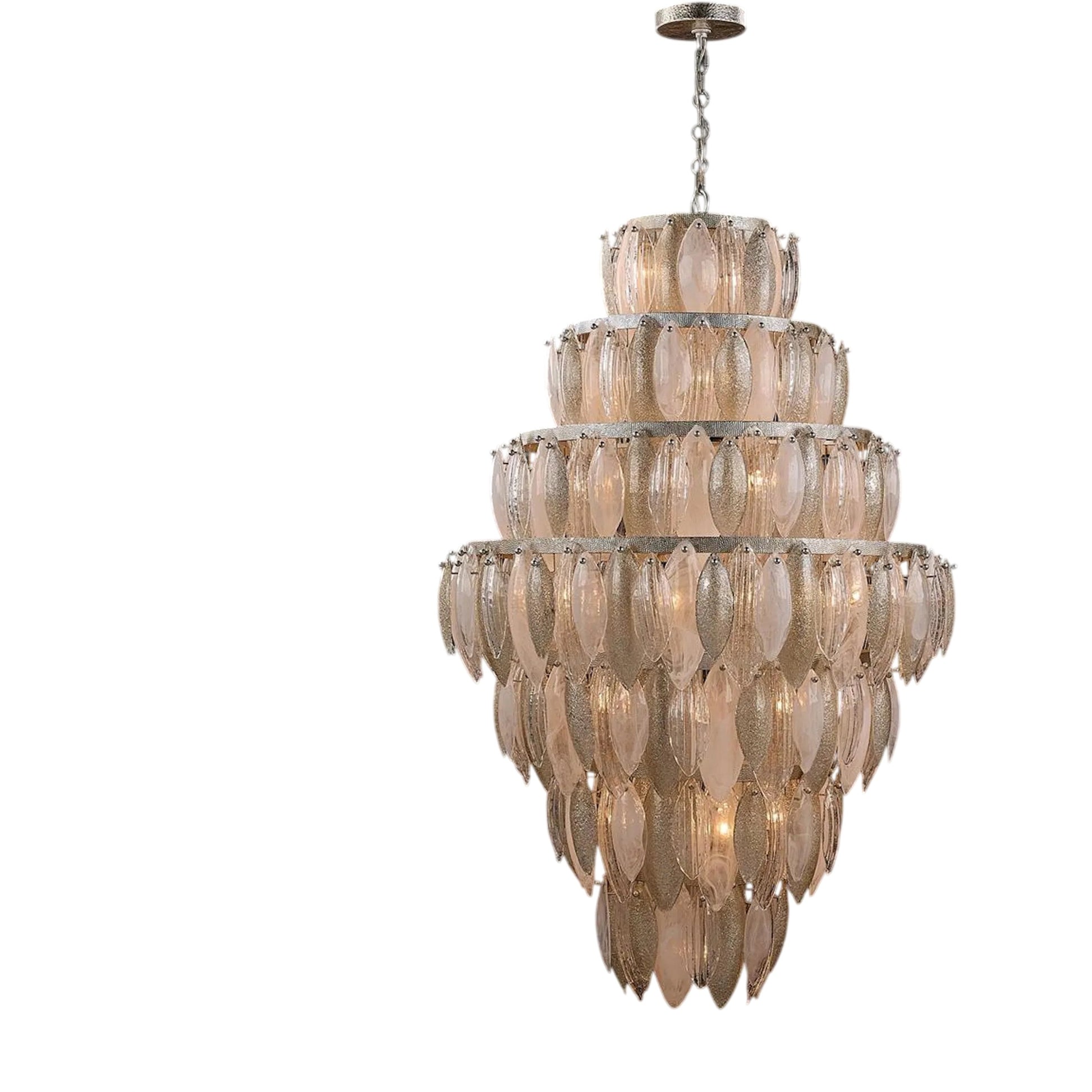 Aria Seven-Tier Thirty-Three-Light Chandelier by John-Richard. Made from unique in a unique style.