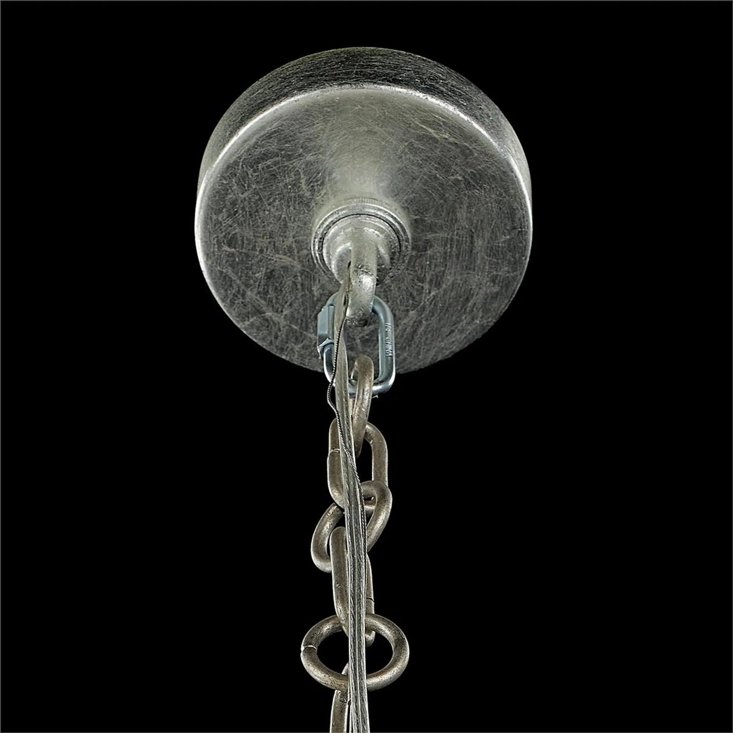 002 SI-2629305 | Closeup | Highgrove Three-Light Chandelier by John-Richard. Made from unique in a unique style.
