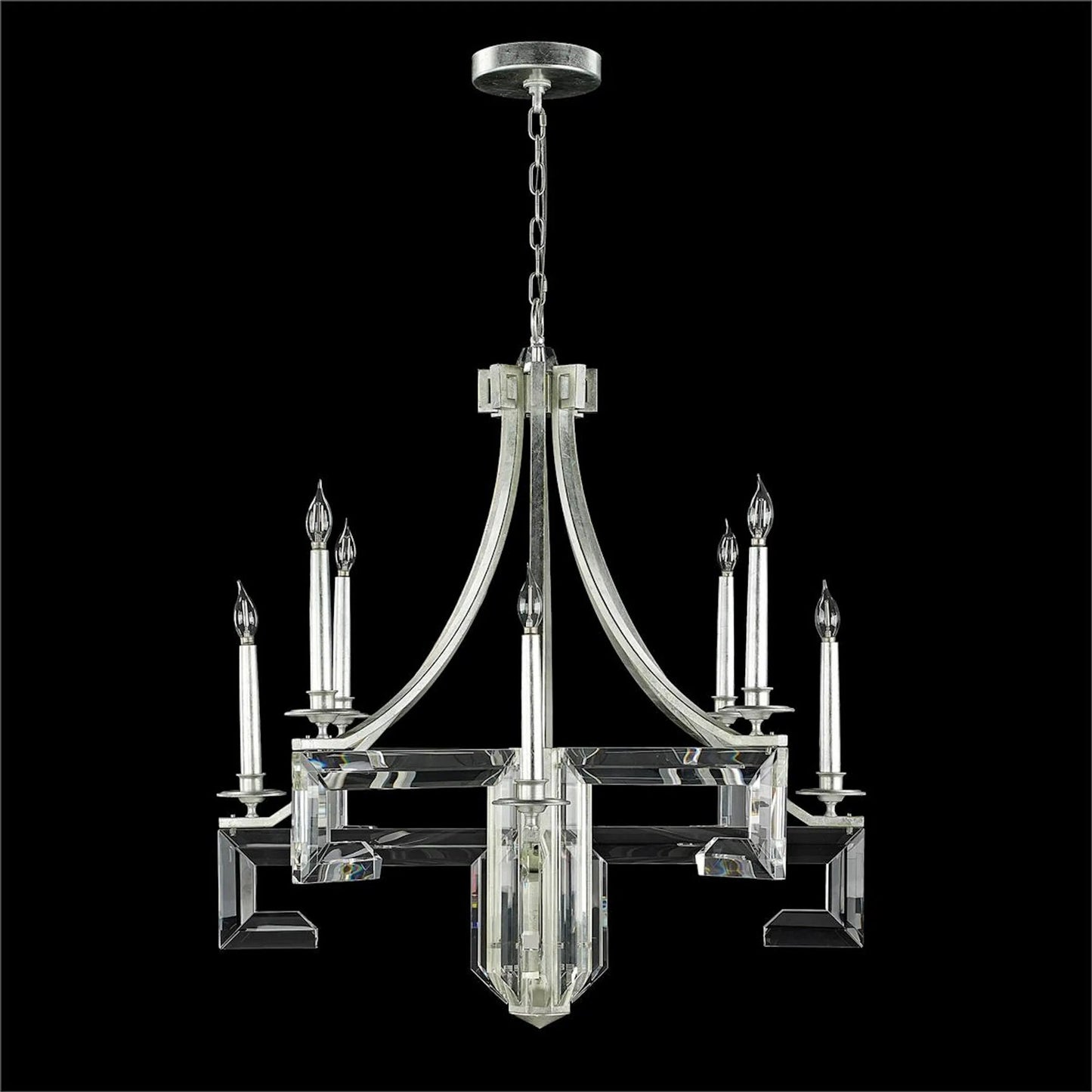 001 SI-2629340 | Unknown | Lucan Eight-Light Chandelier by John-Richard. Made from unique in a unique style.