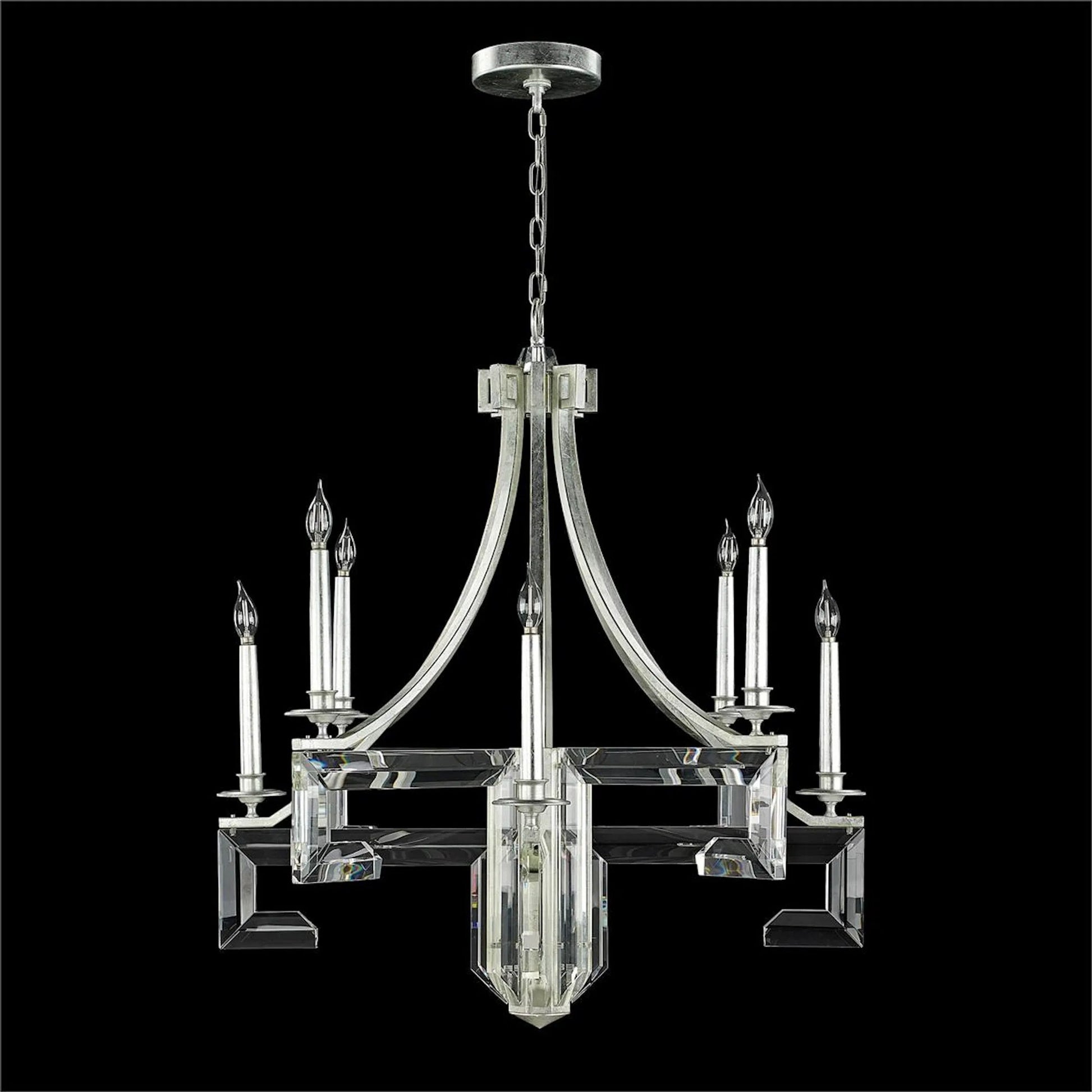 Lucan Eight-Light Chandelier by John-Richard. Made from unique in a unique style.