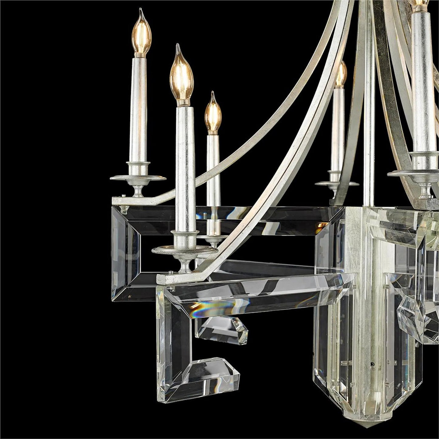002 SI-2629340 | Unknown | Lucan Eight-Light Chandelier by John-Richard. Made from unique in a unique style.