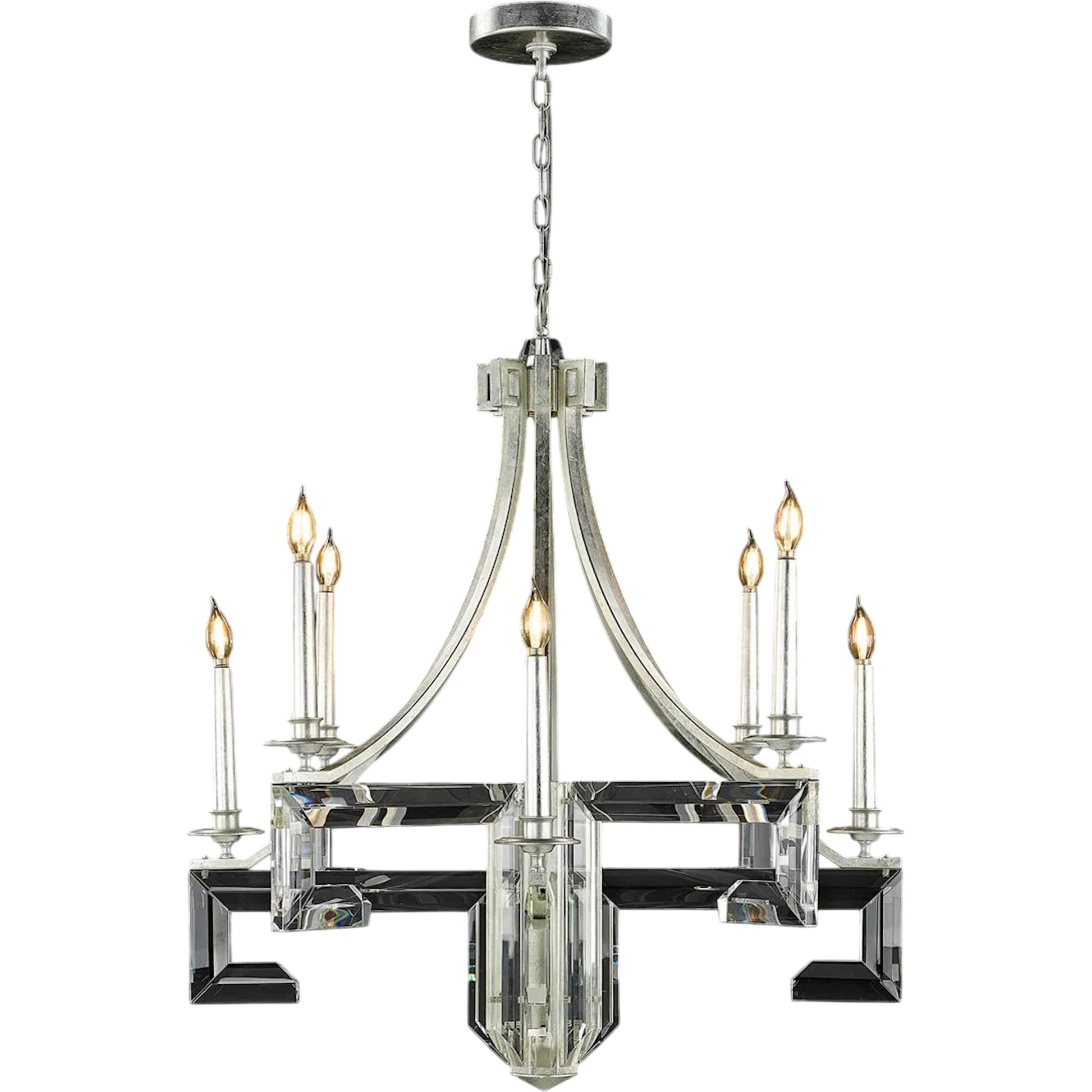 Lucan Eight-Light Chandelier by John-Richard. Made from unique in a unique style.