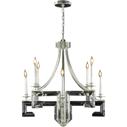 Lucan Eight-Light Chandelier by John-Richard. Made from unique in a unique style.