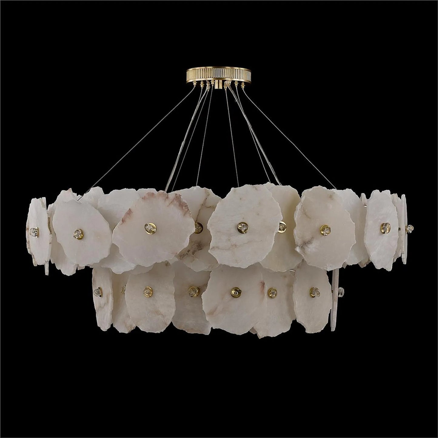 001 SI-2629395 | Unknown | Montserrat Two-Tier Twenty-Four-Light Chandelier by John-Richard. Made from unique in a unique style.