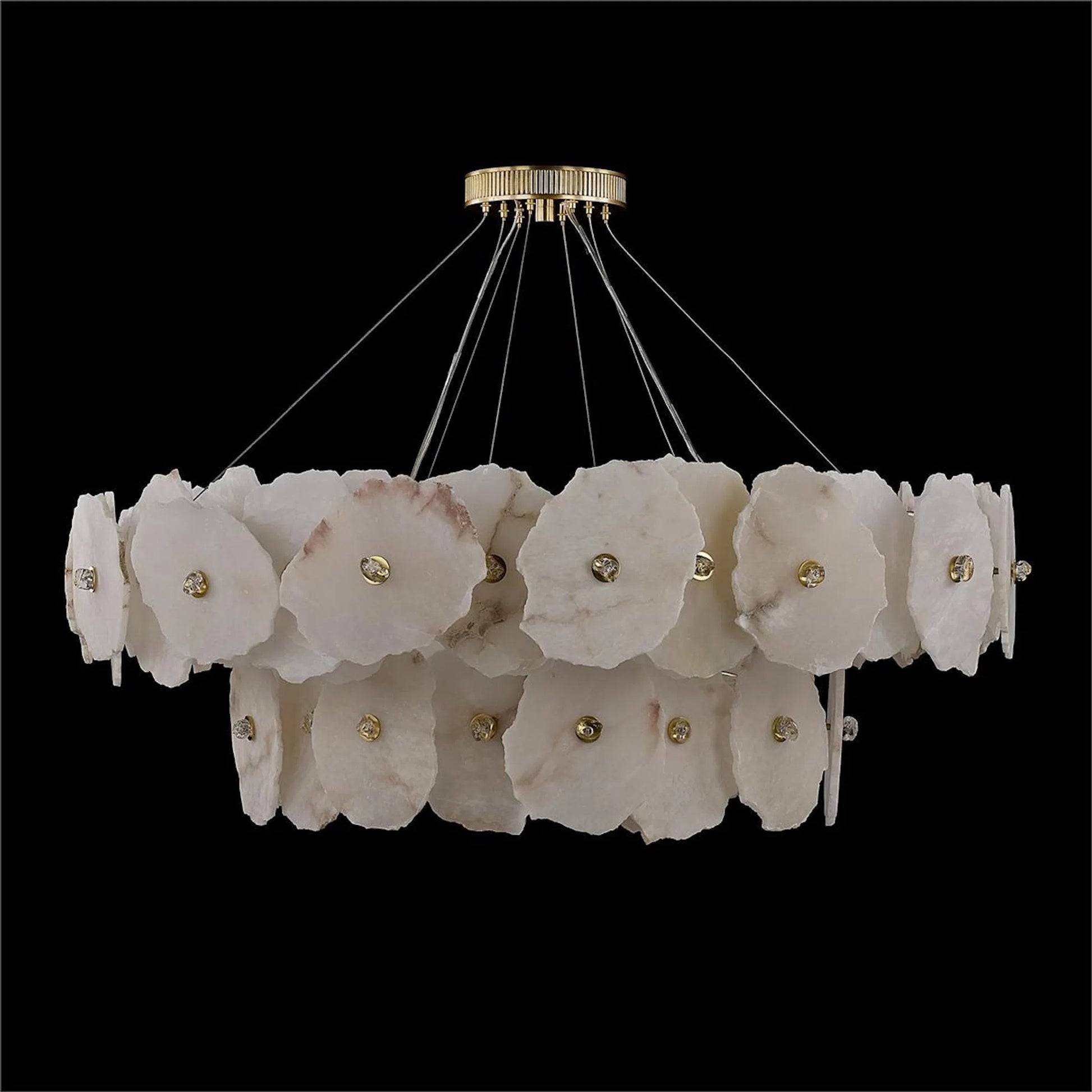 Montserrat Two-Tier Twenty-Four-Light Chandelier by John-Richard. Made from unique in a unique style.