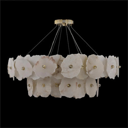 Montserrat Two-Tier Twenty-Four-Light Chandelier by John-Richard. Made from unique in a unique style.