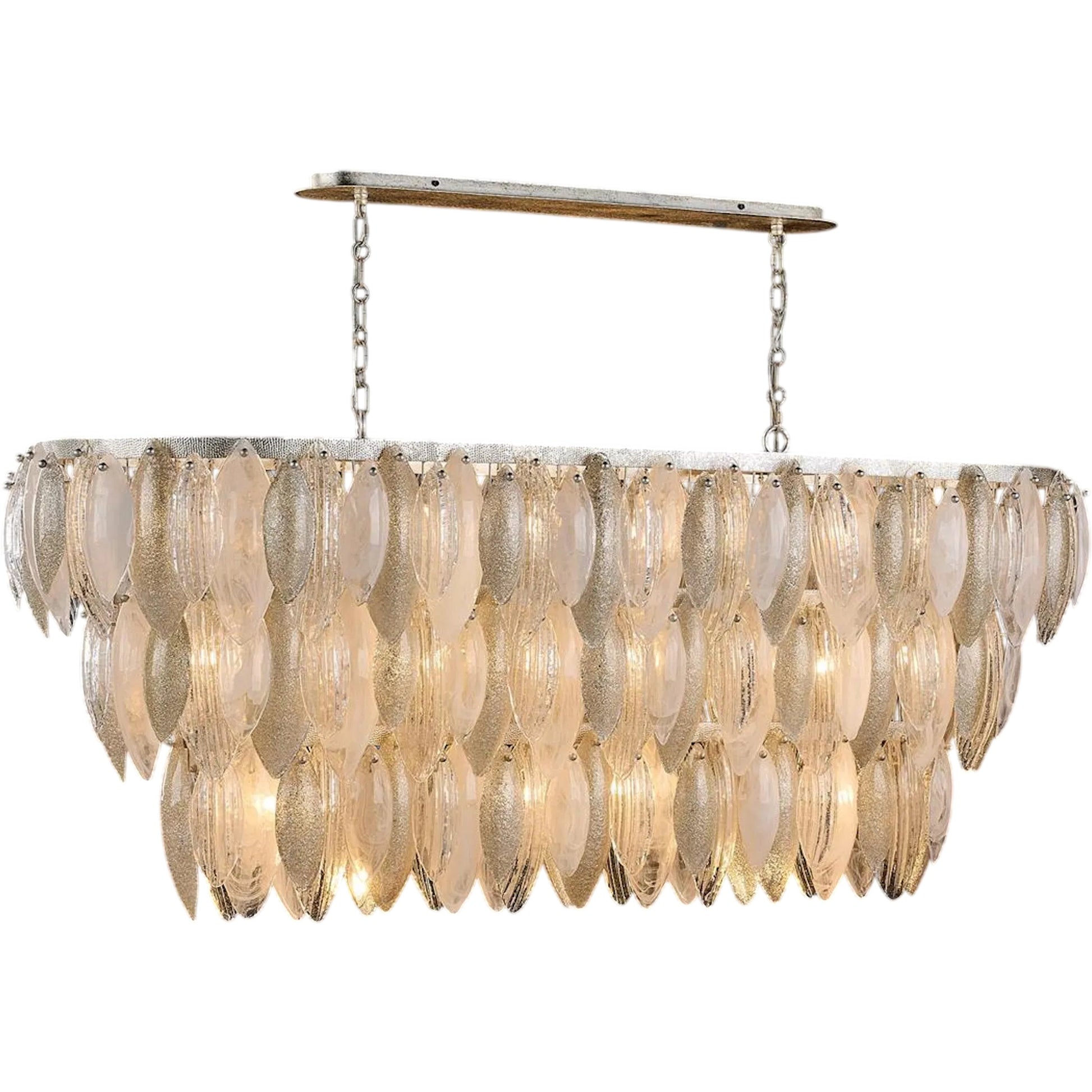 Aria Twenty-Two-Light Horizontal Chandelier by John-Richard. Made from unique in a unique style.