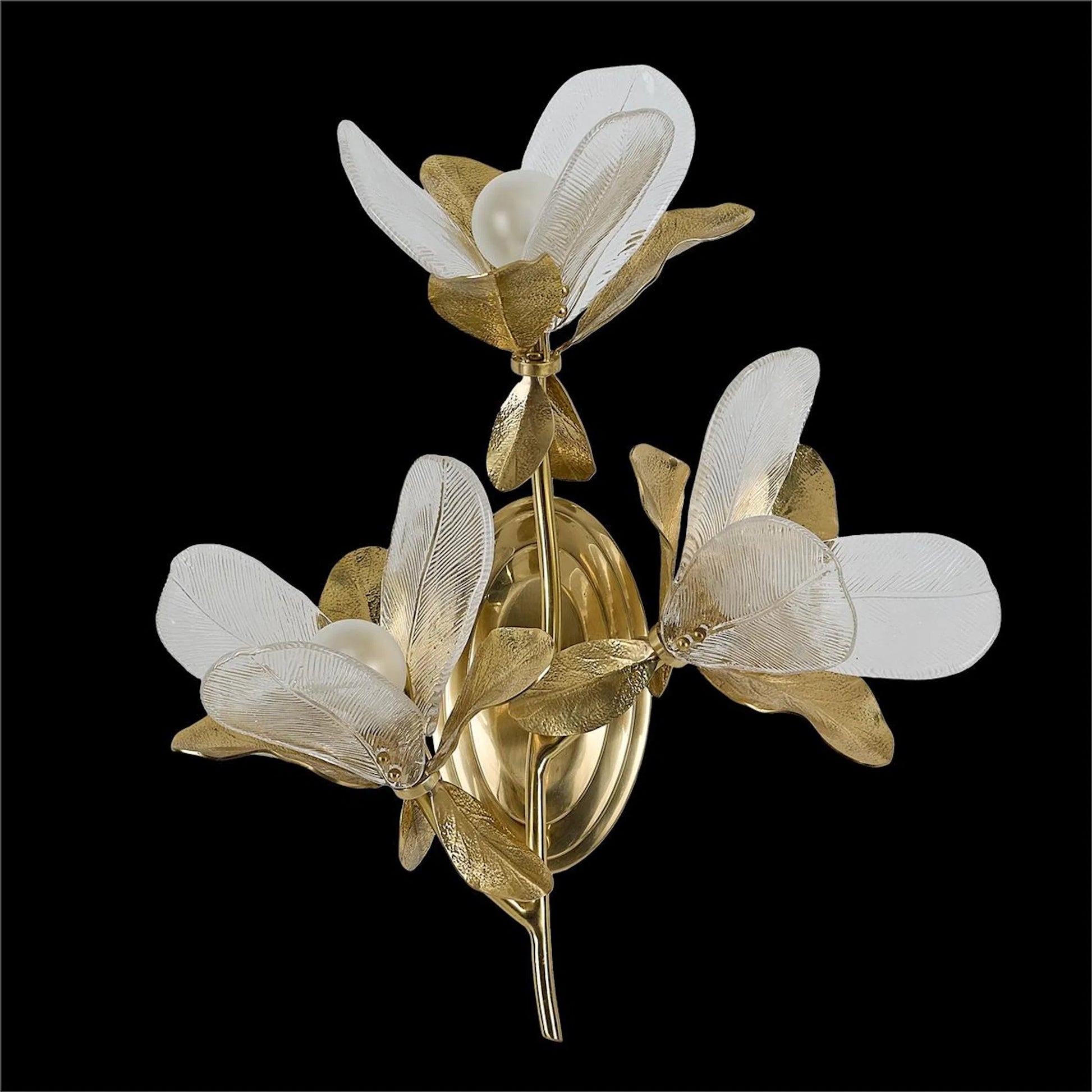 Dryad Three-Light Wall Sconce by John-Richard. Made from unique in a unique style.