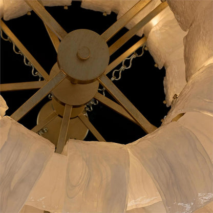 Castello Three-Tier Twenty-Four-Light Chandelier by John-Richard. Made from unique in a unique style.