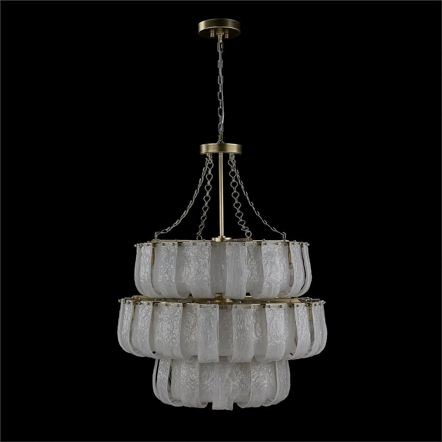 001 SI-2629153 | Unknown | Castello Three-Tier Twenty-Four-Light Chandelier by John-Richard. Made from unique in a unique style.