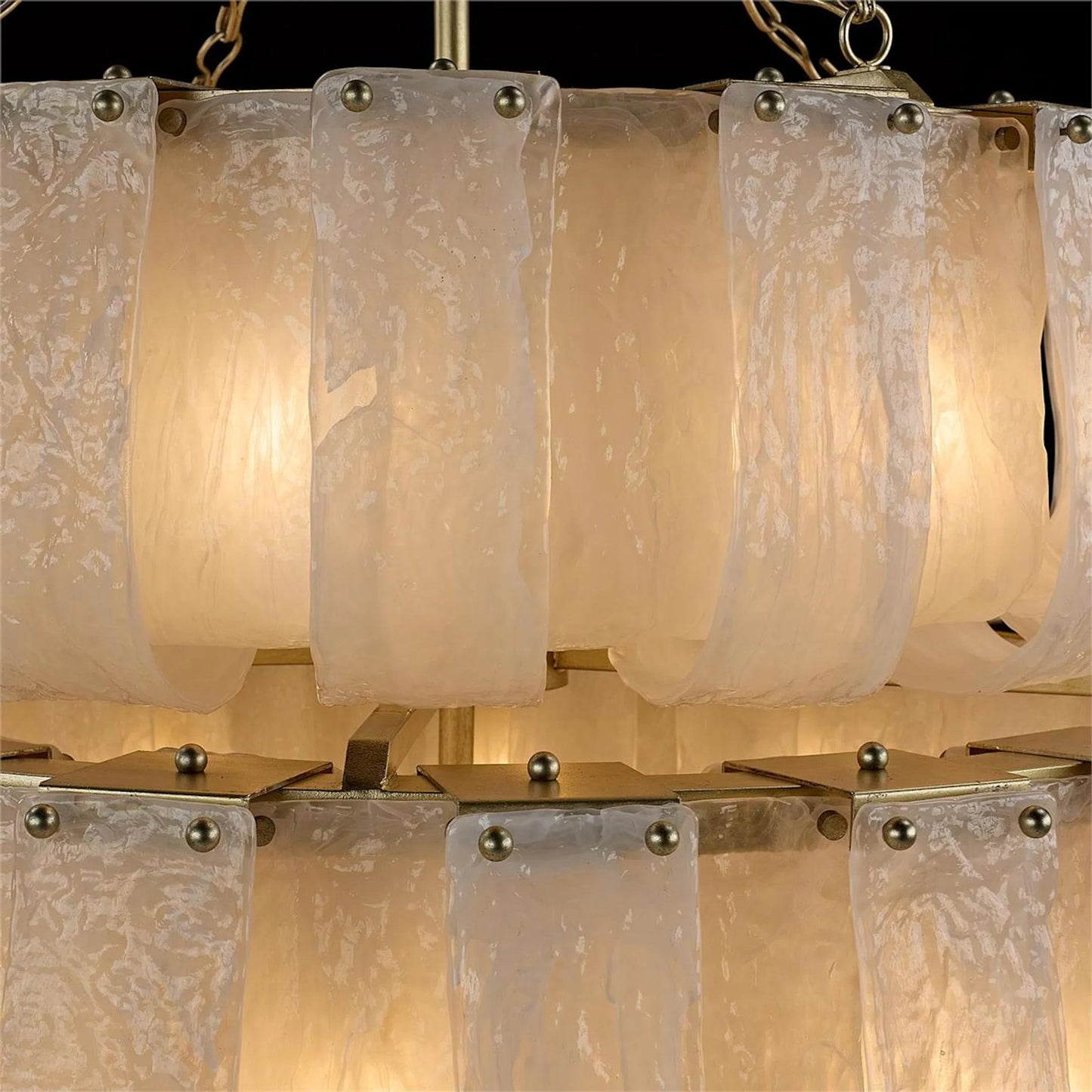 002 SI-2629153 | Unknown | Castello Three-Tier Twenty-Four-Light Chandelier by John-Richard. Made from unique in a unique style.