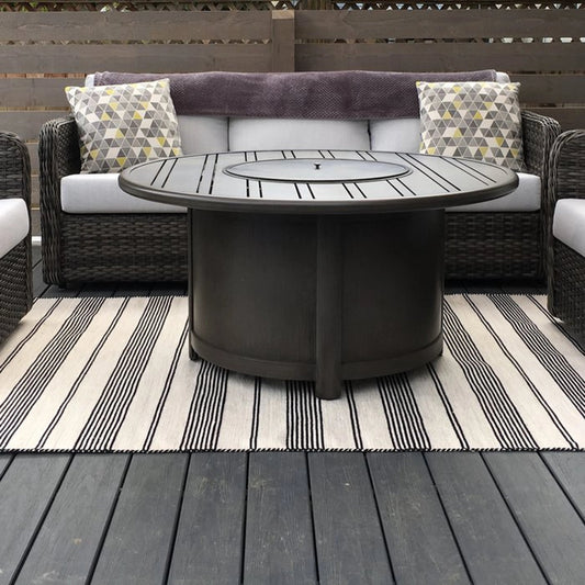 Duprine Transitional Stripes Rug - 0560F by Feizy. Made from unique in a unique style.
