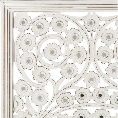 Ajmer - 24993 by Livabliss in white and antiquedcarved. Made from manufactured wood in a cottage & farmhouse style.