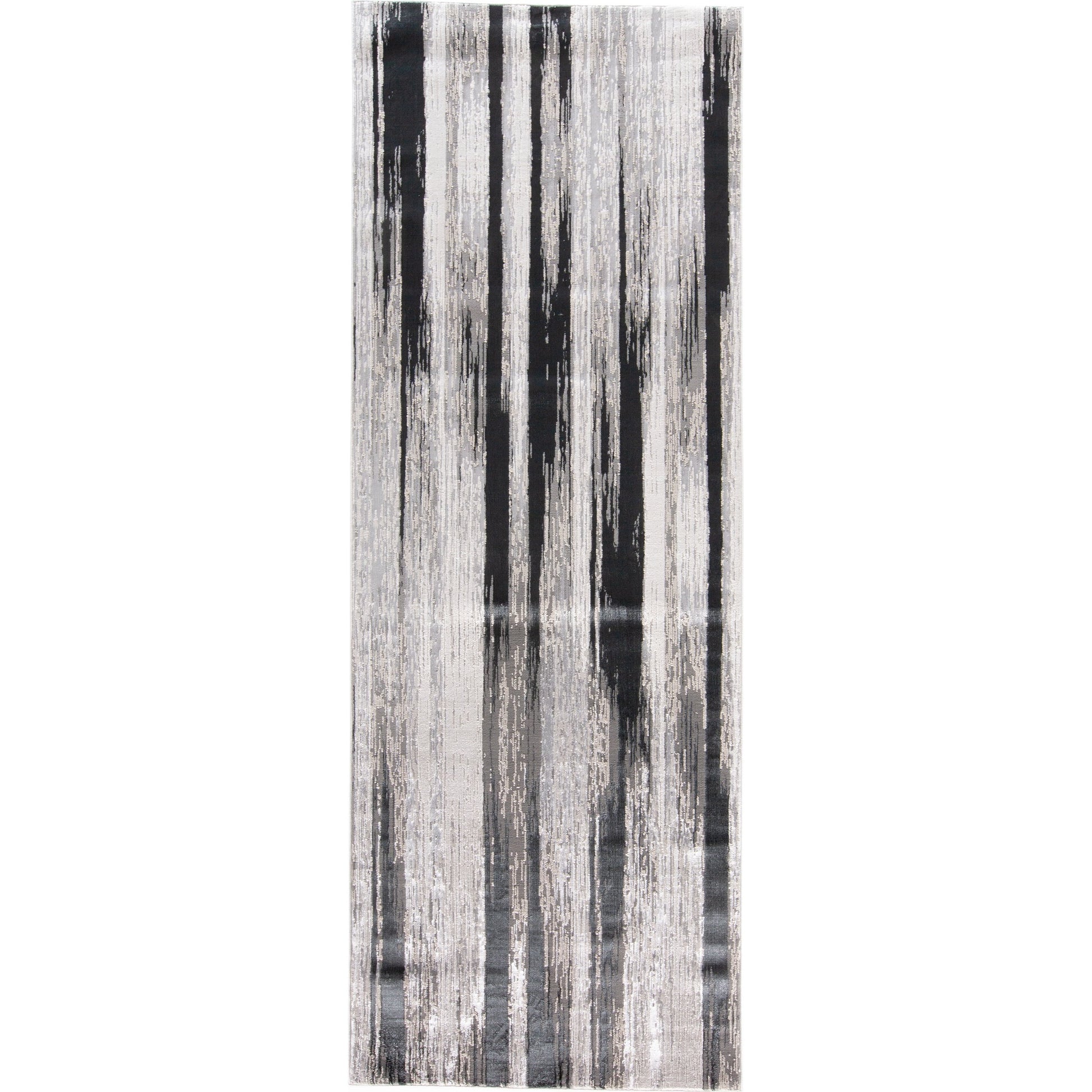 Micah Rug - 3338F by Feizy in black, silver, gray. Made from polyester, polypropylene in a unique style.
