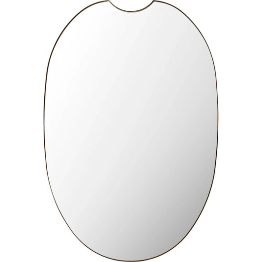 Ajanta Mirror - 525177 by Livabliss in gold. Made from aluminum in a modern style.