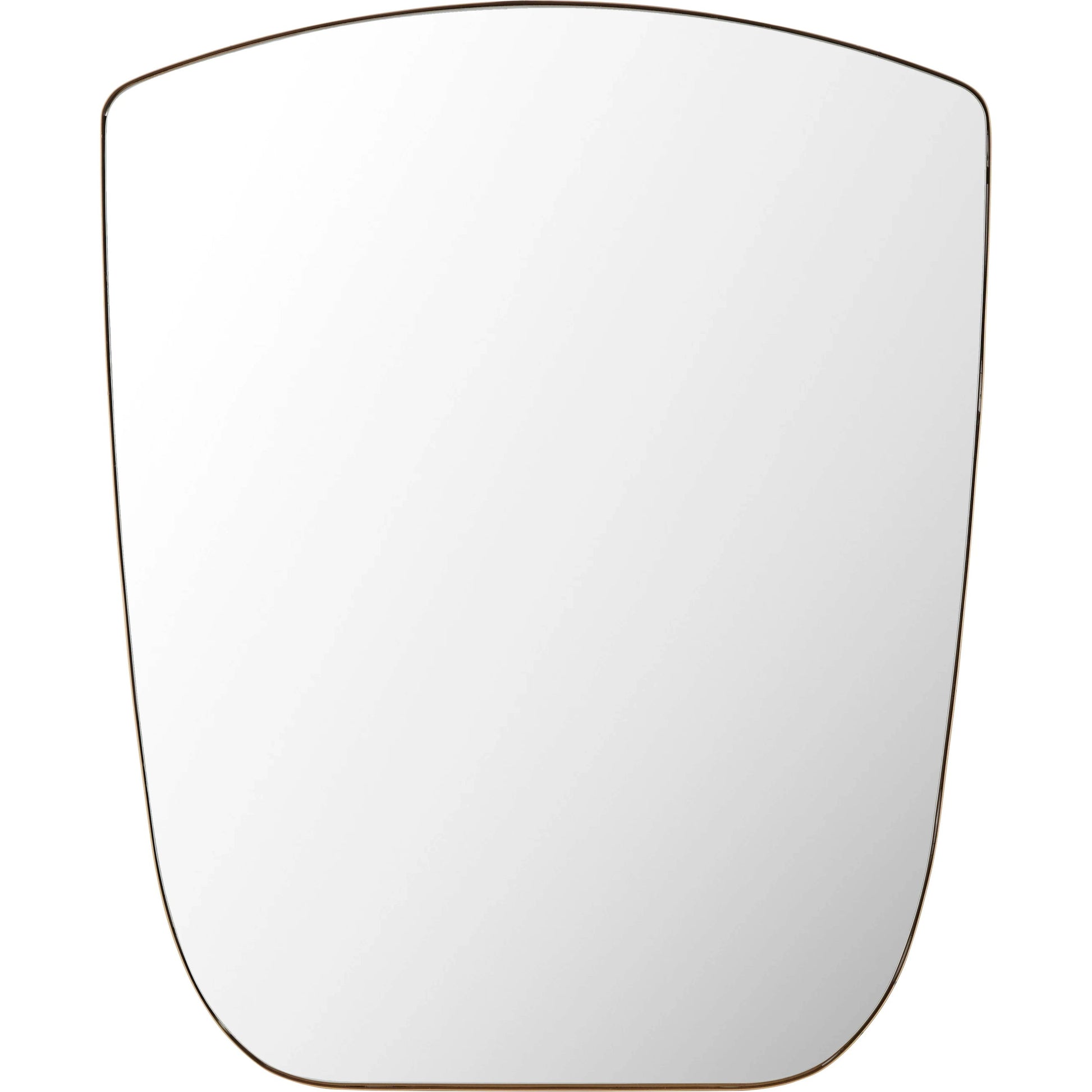 Ajanta Mirror - 525183 by Livabliss in gold. Made from aluminum in a modern style.
