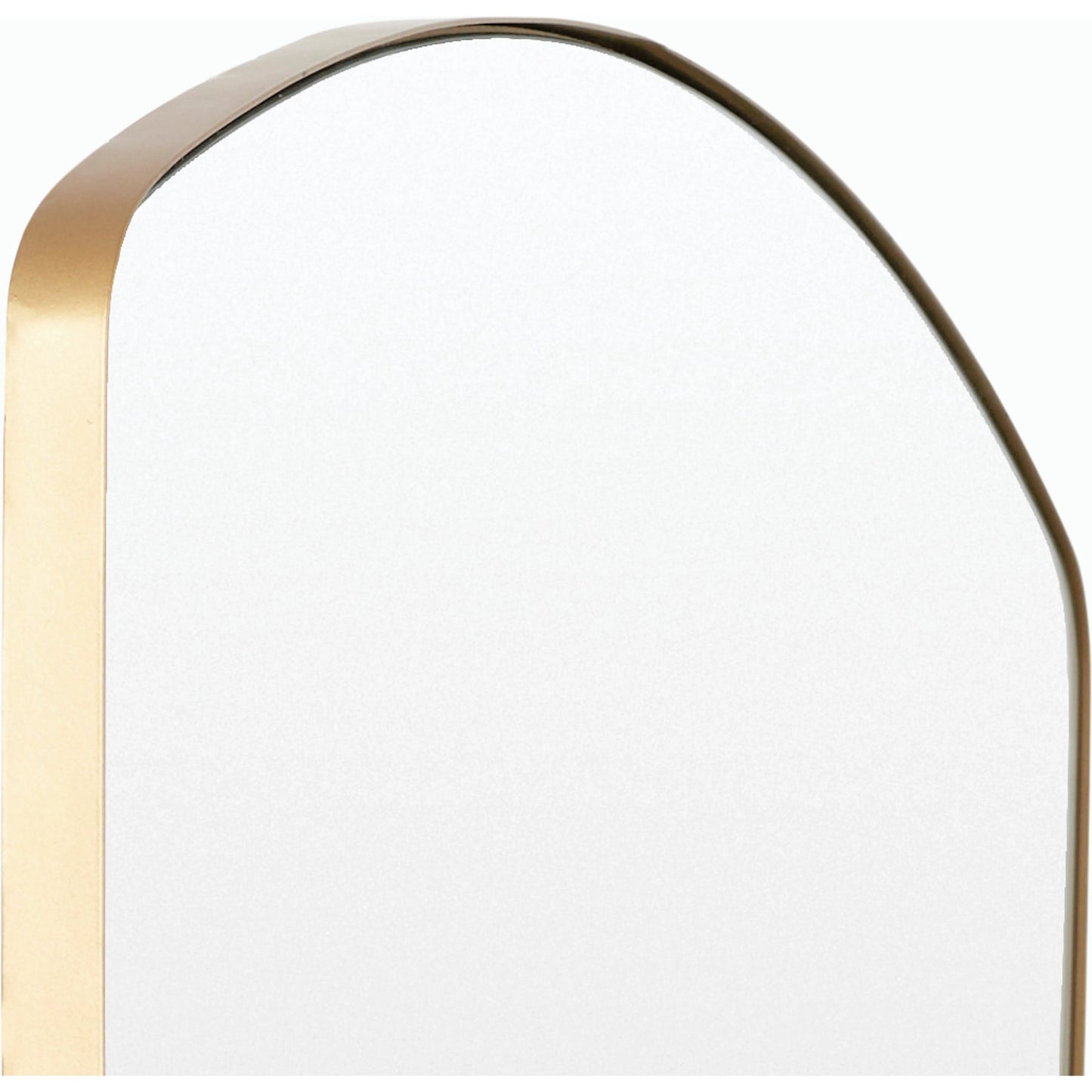 002 SI-2054163 | Closeup | Ajanta Mirror - 525183 by Livabliss in gold. Made from aluminum in a modern style.
