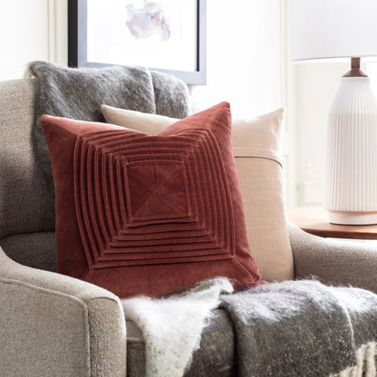 Akira Pillow - 9020 by Surya. Made from 100% cotton in a modern style.