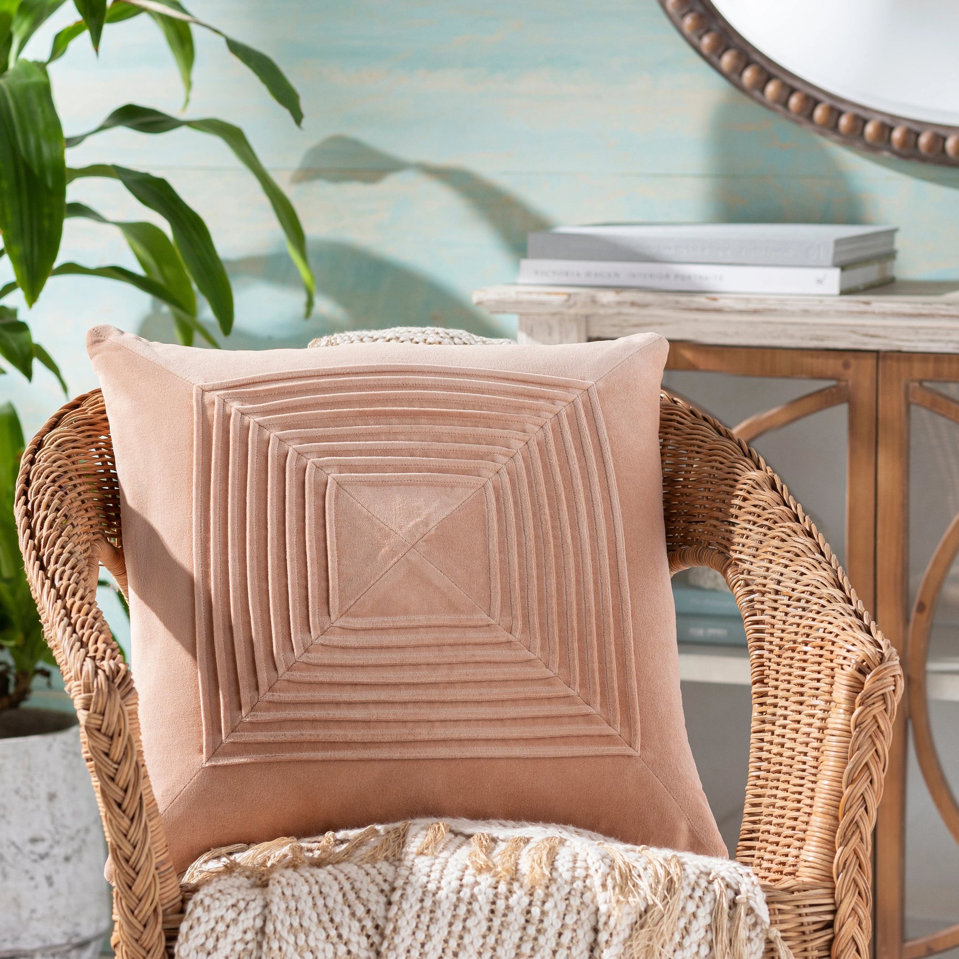 Akira Pillow - 9020 by Surya. Made from 100% cotton in a modern style.