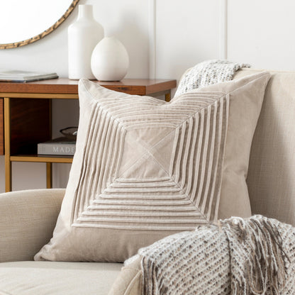 Akira Pillow - 9020 by Surya. Made from 100% cotton in a modern style.