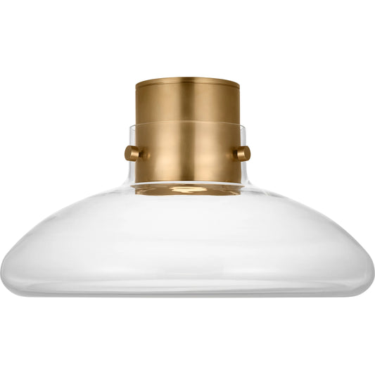 Morgan 18" Flush Mount by Visual Comfort & Co.. Made from brass in a unique style.