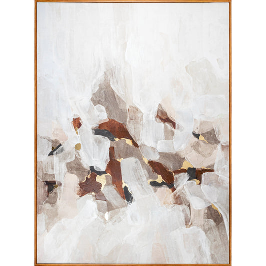 Kalahari Framed Art - 532725 by Surya in main: rust, frame: and hand finishedhand painted. Made from canvas, polystyrene in a modern style.