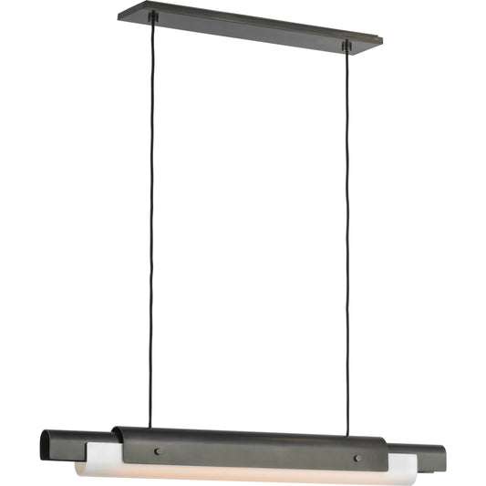 Ambrose 36" Linear Chandelier by Visual Comfort & Co.. Made from brass in a modern style.