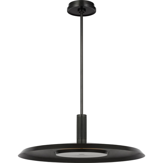 Saucer X-Large Pendant by Visual Comfort & Co.. Made from steel or brass in a unique style.