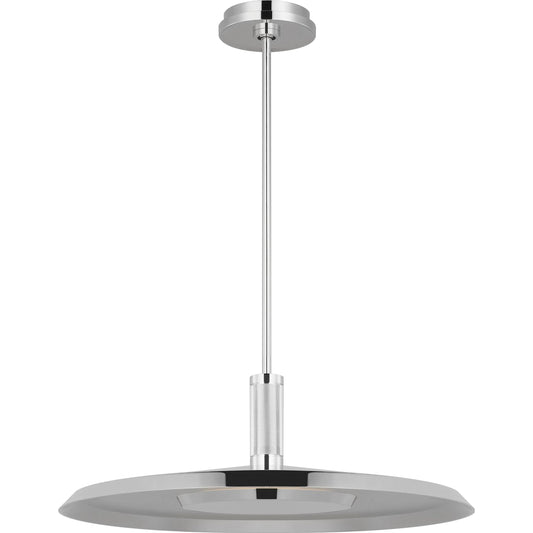 Saucer X-Large Pendant by Visual Comfort & Co.. Made from steel or brass in a unique style.