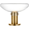 Hand-Rubbed Antique Brass, Clear Glass