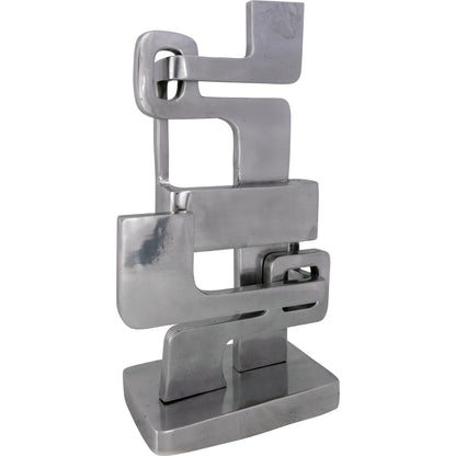 Kubric Sculpture by Noir in polished. Made from metal in a eclectic & global style.