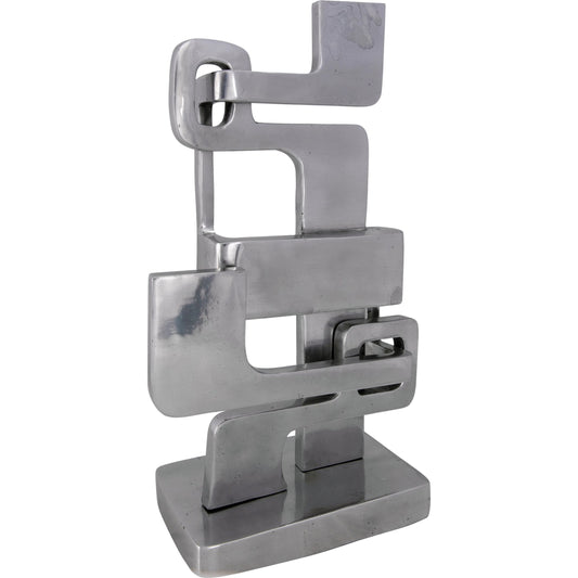 Kubric Sculpture by Noir in polished. Made from metal in a eclectic & global style.