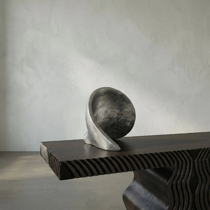 Sheila by Noir in brushed. Made from metal alloy in a modern style.