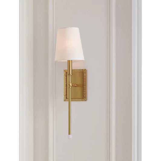 Baxley Sconce by Visual Comfort & Co.. Made from steel in a traditional style.