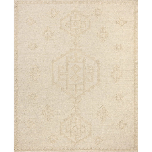 Alara ALR-02 Rug by Loloi in ivory, natural. Made from wool, jute, cotton in a unique style.