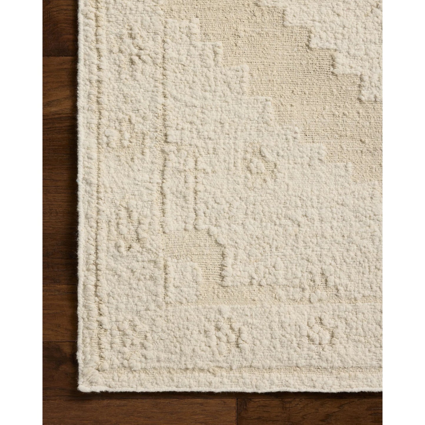 003 SI-2455178,SI-2455179,SI-2455180,SI-2455181,SI-2455182 | Closeup | Alara ALR-03 Rug by Loloi in ivory, natural. Made from wool, jute, cotton in a unique style.