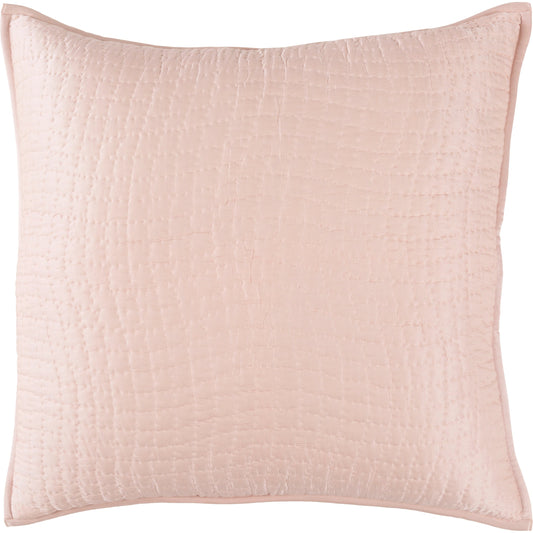 Albany Pillow - 16870 by Surya in dusty pink. Made from cotton, silk in a modern style.