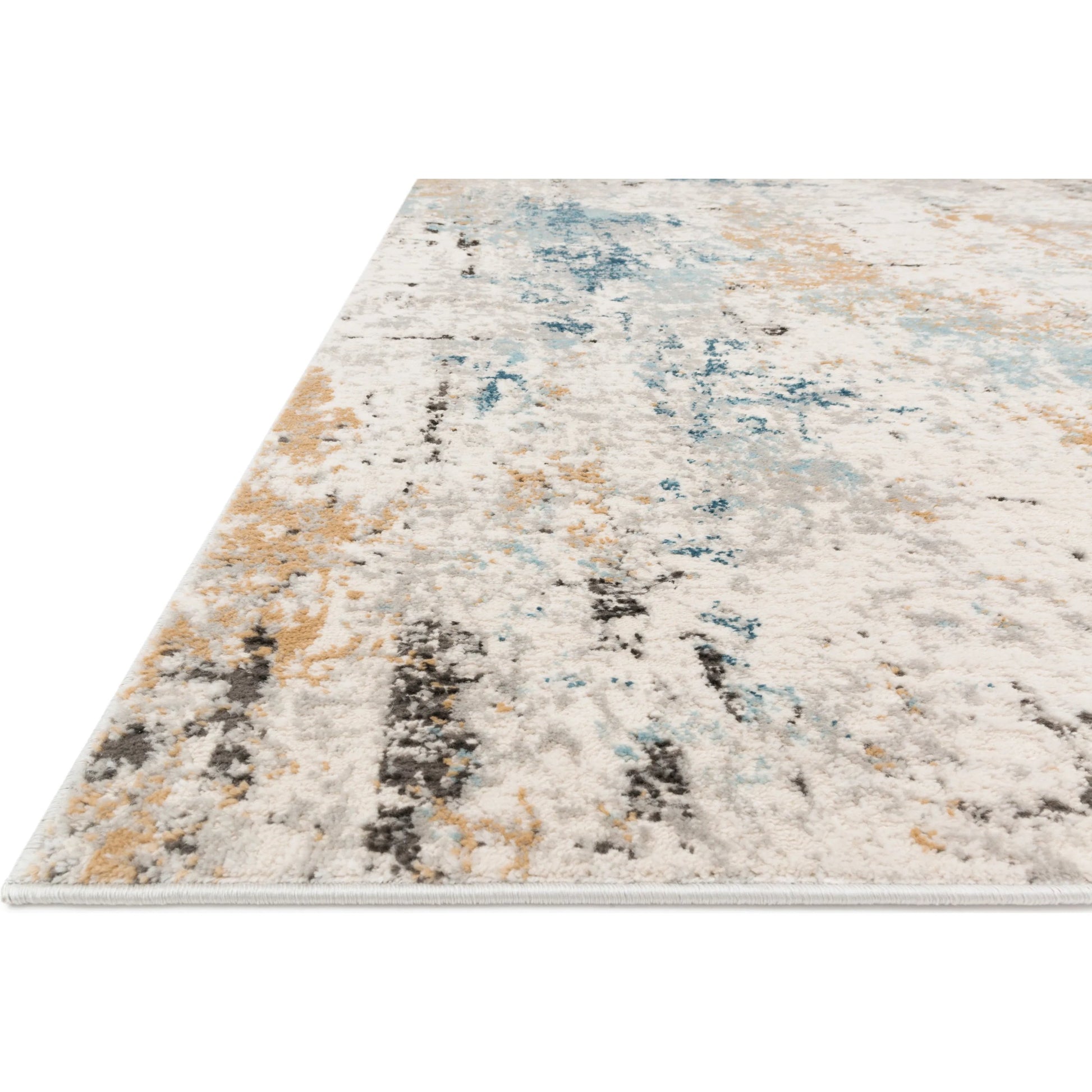 Wade WAE-02 Rug by Loloi in ocean, sand. Made from 100% polyester in a unique style.