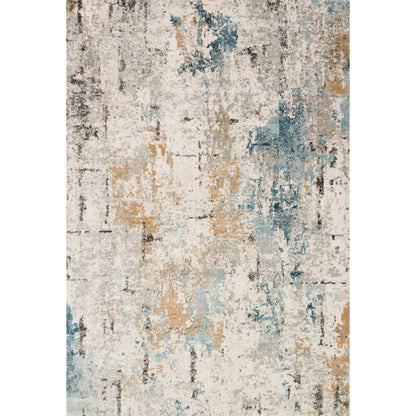 Wade WAE-02 Rug by Loloi in ocean, sand. Made from 100% polyester in a unique style.