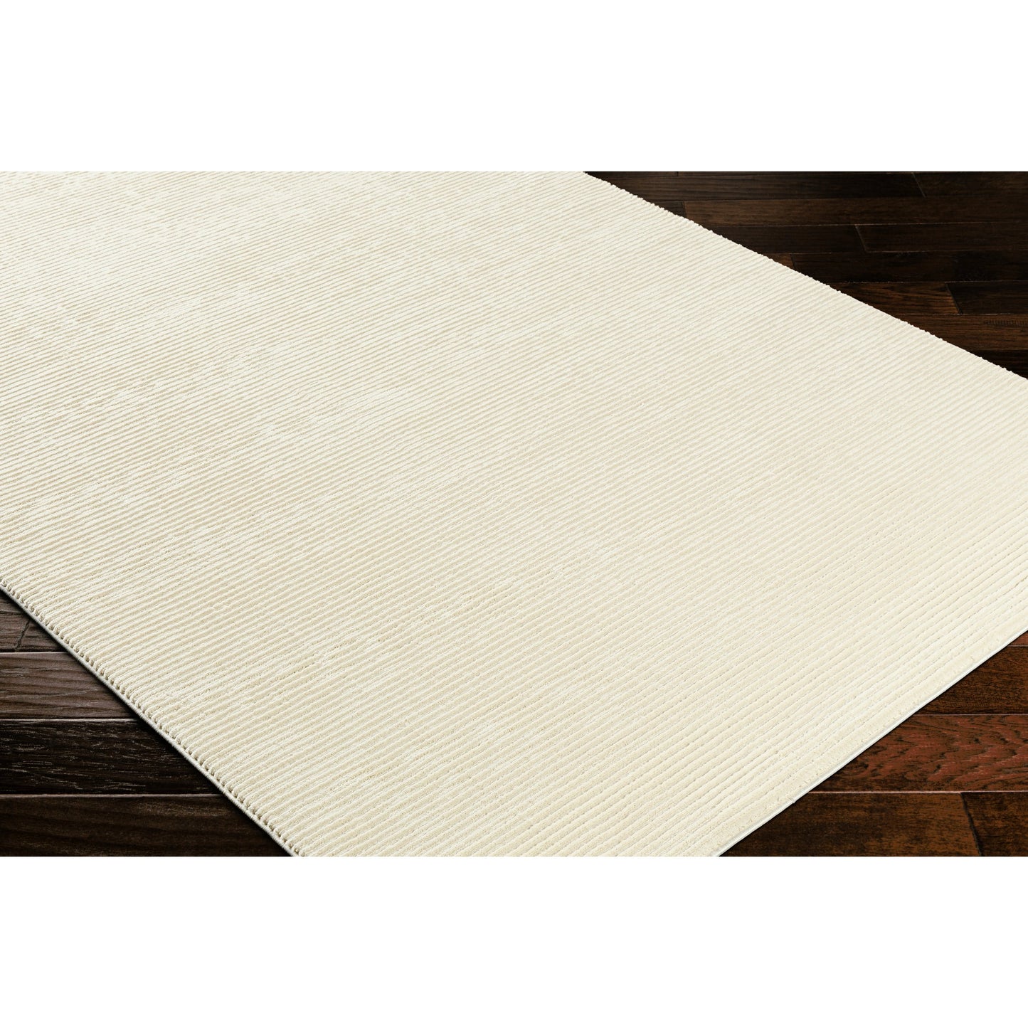 020 SI-1920164 | Closeup | Alder Rug by Livabliss in ivory, cream. Made from main: 100% polyester in a modern style.