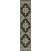 Black, Sage, Brown, Rust, White / 2'3" x 11'9"