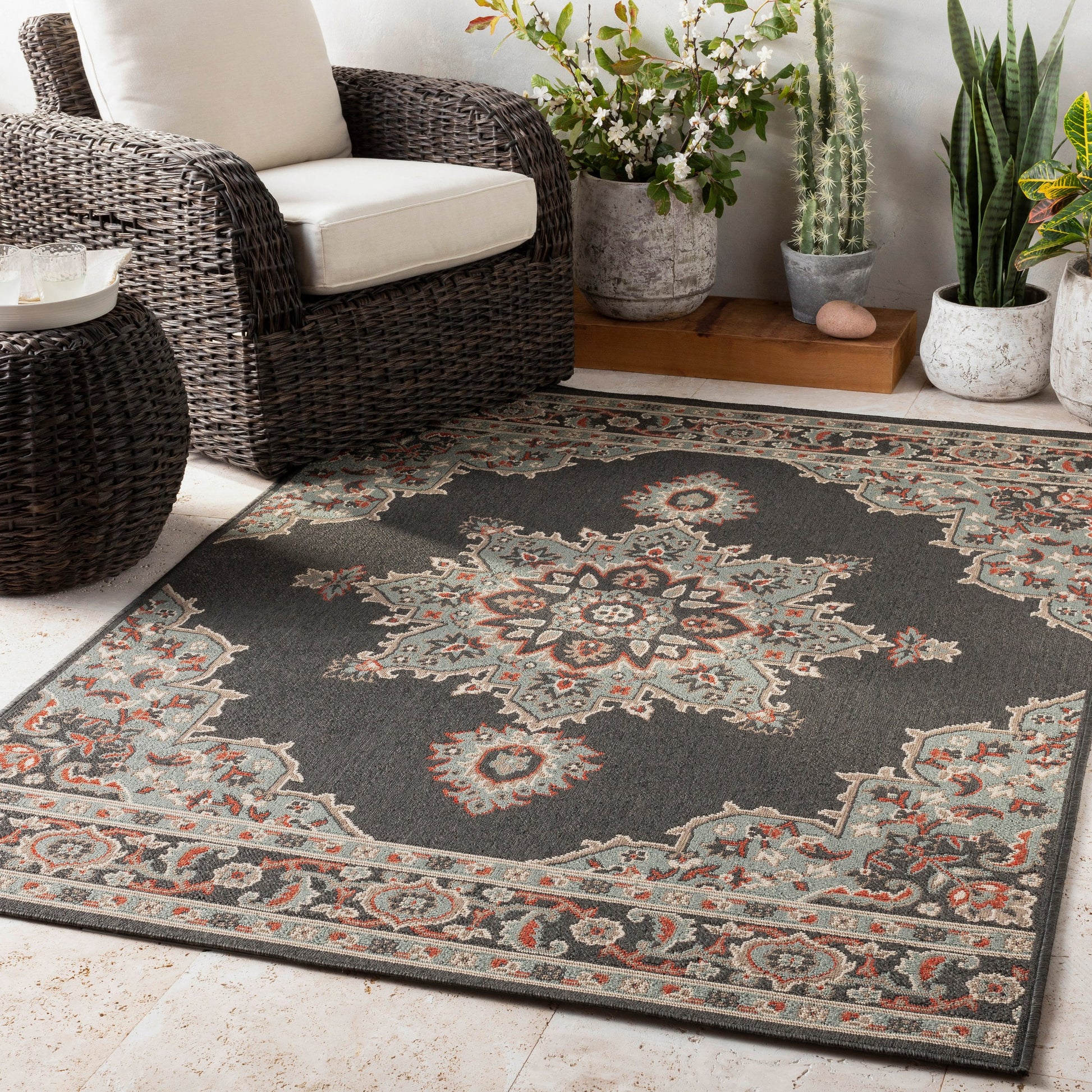Alfresco Rug - 22258 by Livabliss. Made from 100% polypropylene in a unique style.
