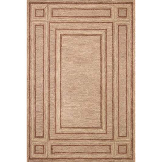 Alfie ALF-01 Rug by Chris Loves Julia x Loloi in blush, rose. Made from 100% wool in a unique style.