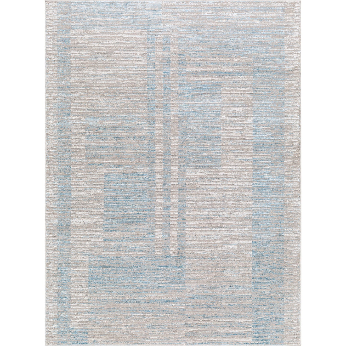 001 SI-2132372,SI-2132373,SI-2132374,SI-2132375 | Primary Silo | Allegro Rug - 500865 by Livabliss in tan, light beige, blue, ivory. Made from face: 80% polyester, 20% polypropylene, warp: 100% jute in a unique style.
