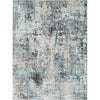 Light Beige, Tan, Blue, Charcoal, Ivory / 5'3" x 7'