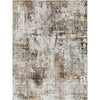 Light Beige, Tan, Charcoal, Ivory, Mustard / 5'3" x 7'