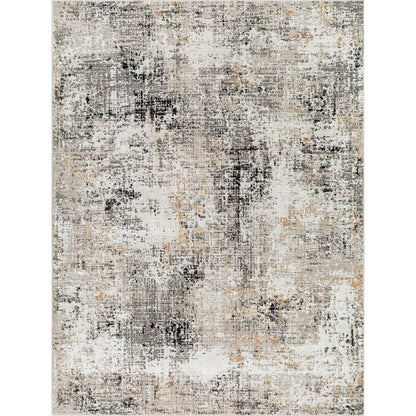 Allegro Rug - 500899 by Livabliss in tan, ivory, light beige, charcoal, mustard. Made from face: 80% polyester, 20% polypropylene, warp: 100% jute in a unique style.