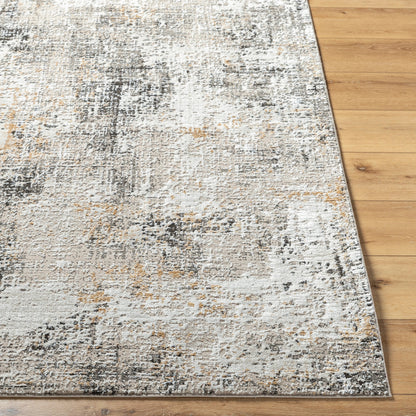 Allegro Rug - 500899 by Livabliss in tan, ivory, light beige, charcoal, mustard. Made from face: 80% polyester, 20% polypropylene, warp: 100% jute in a unique style.
